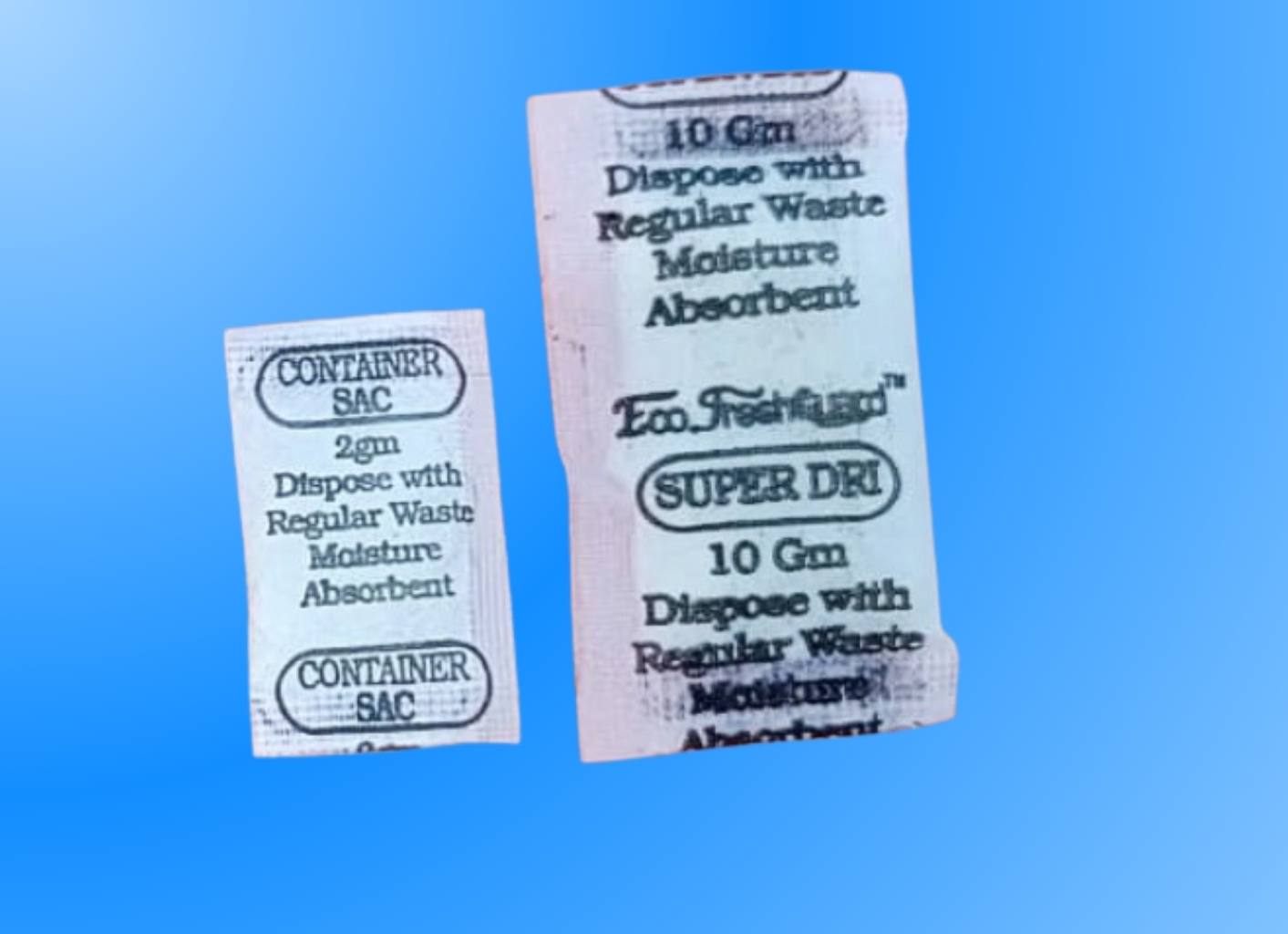 High Performance Calcium Based Super Gel Desiccant Pouch - Superior Moisture Absorption