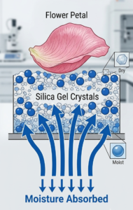 How Flower dry desiccant works
