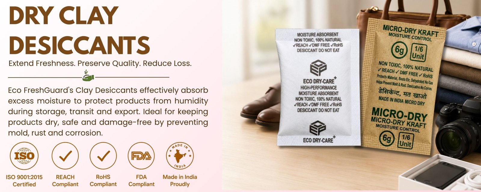 Dry Clay Desiccant