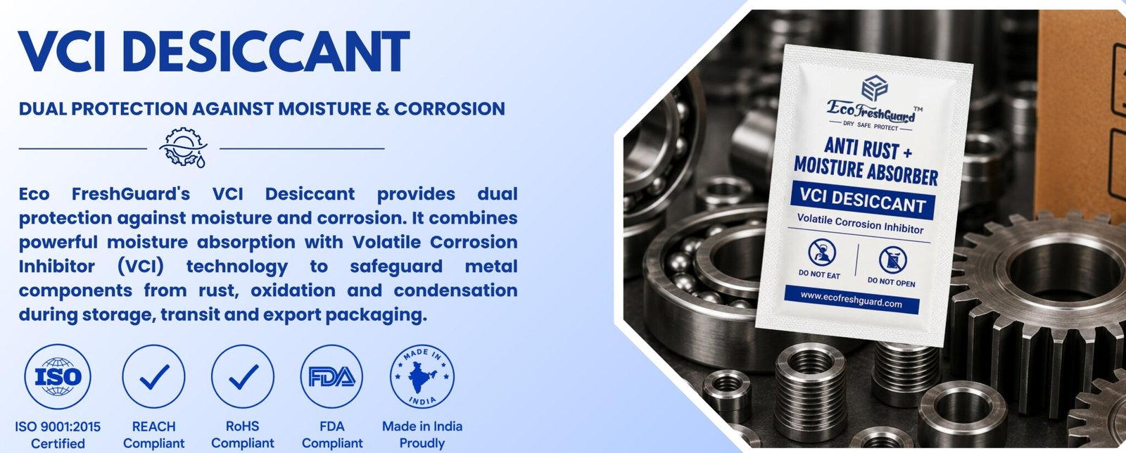 VCI Desiccant for Metal Protection & Corrosion Control